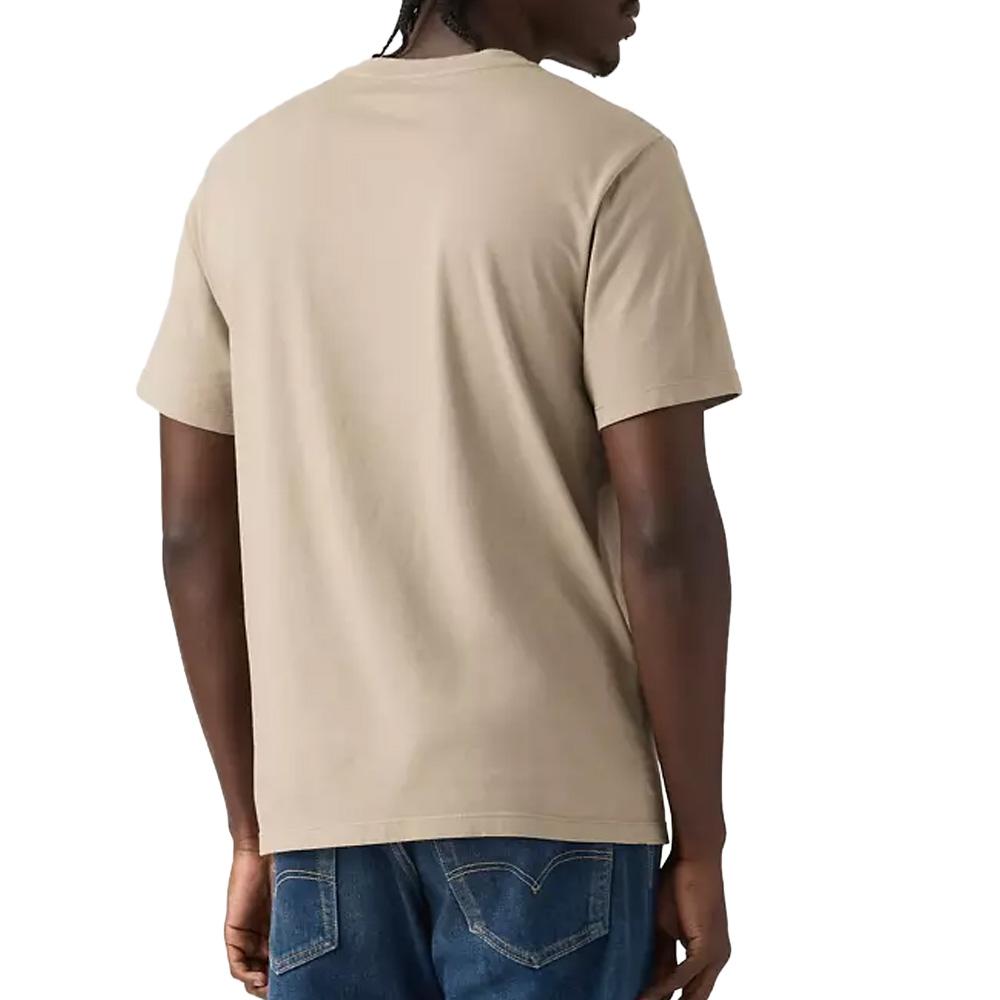 Camiseta beige para hombre Levi's Ss Classic Hm Tee ver 2