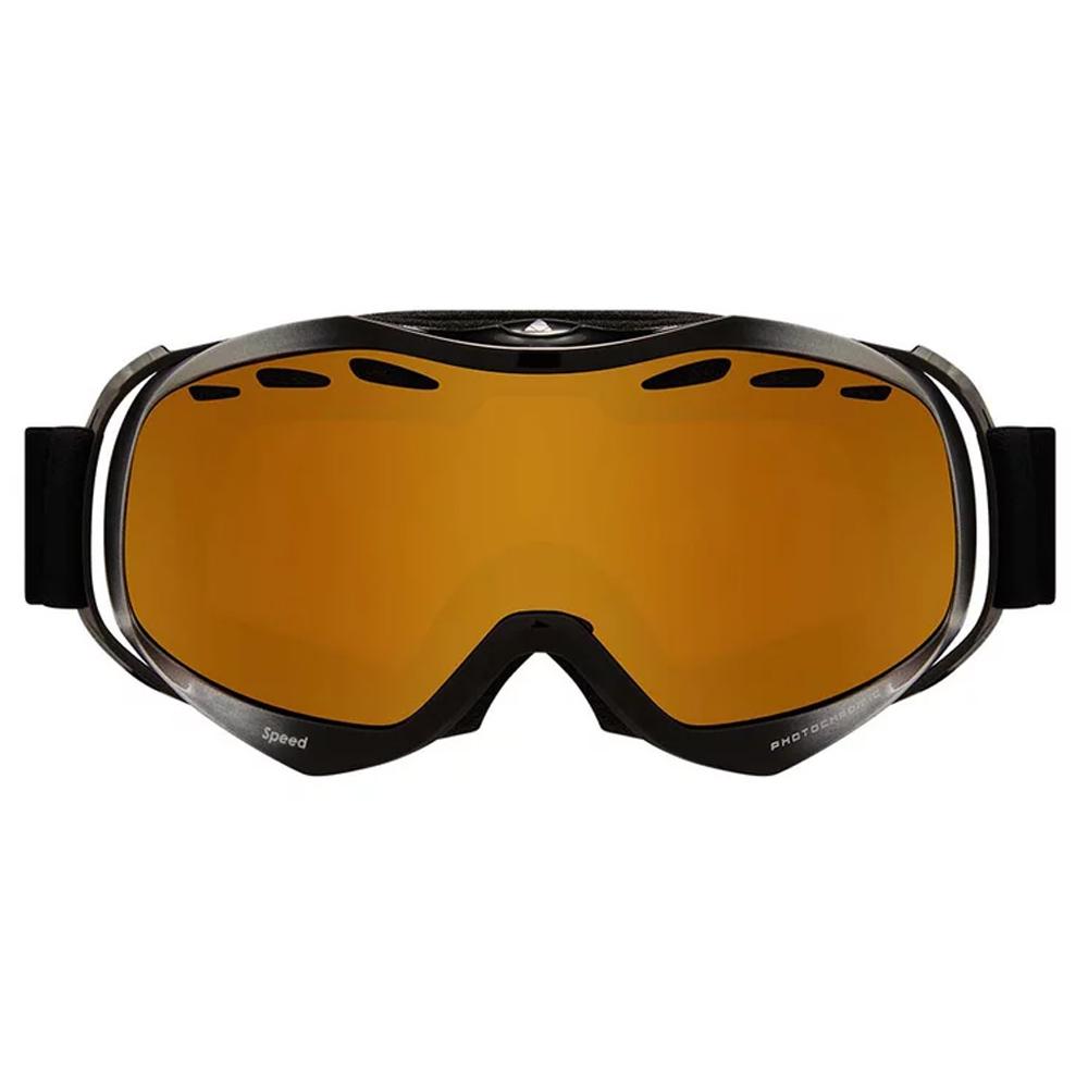 Masque de Ski Noir/Orange Mixte Cairn Speed Photochromic vue 2