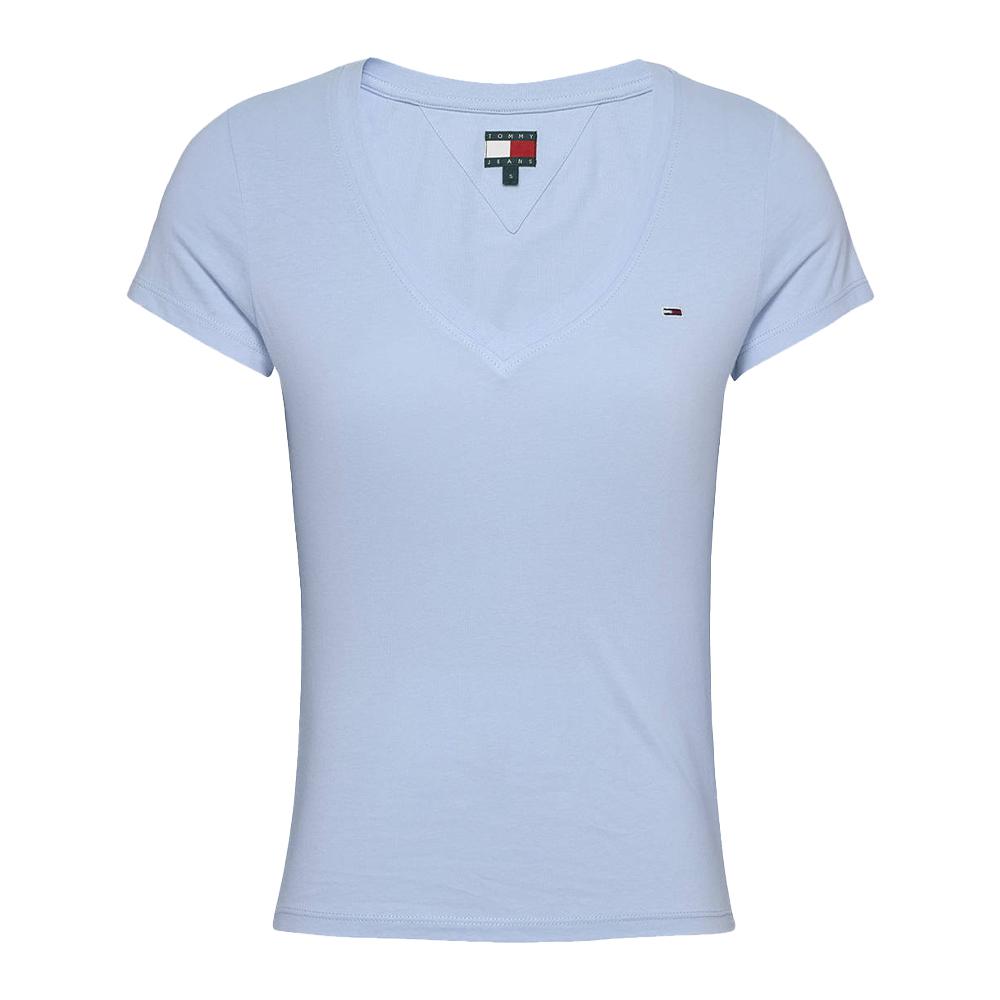 T-shirt Bleu Femme Tommy Hilfiger Aruba pas cher