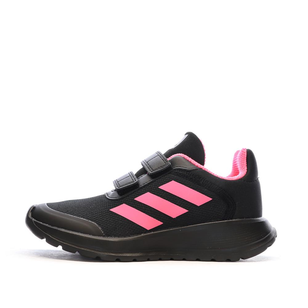 Baskets Noires/Roses Garçon/Fille Adidas Tensaur Run 2.0 pas cher