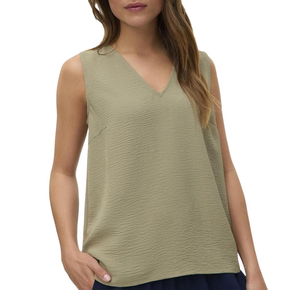 Top Kaki Femme Vero Moda Malva pas cher