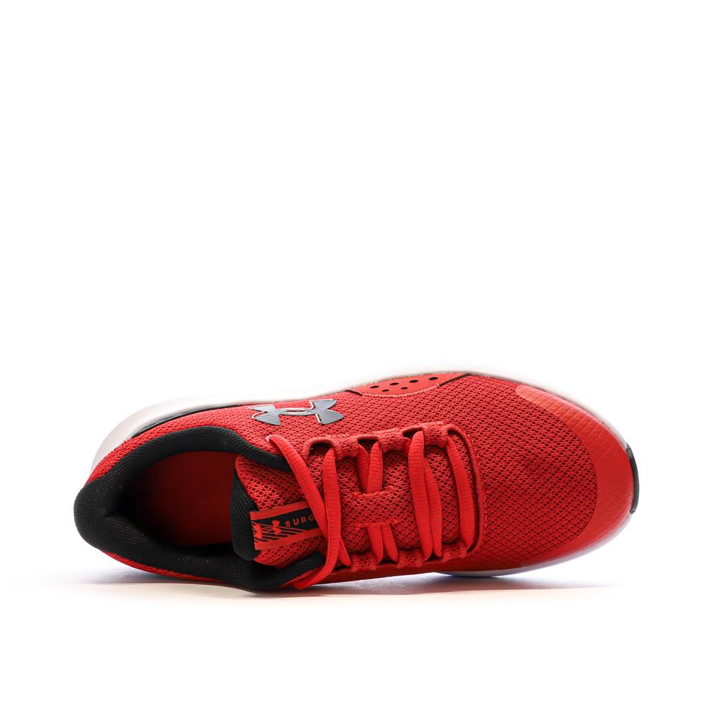Baskets Rouge Garçon Under Armour Surge 4 vue 4