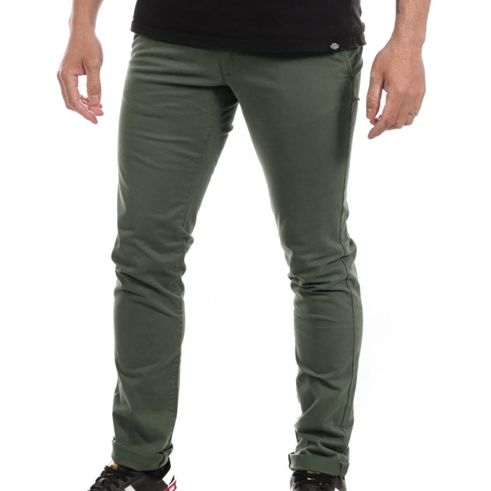 Pantalon Chino Kaki Homme Teddy Smith 10115957D pas cher