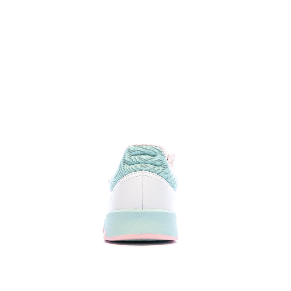 Baskets Blanche/Rose Fille Adidas Tensaur Sport 2.0 vue 3