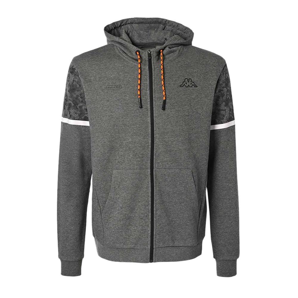 Sweat à Capuche GrisHomme Kappa Genzo Graphik pas cher