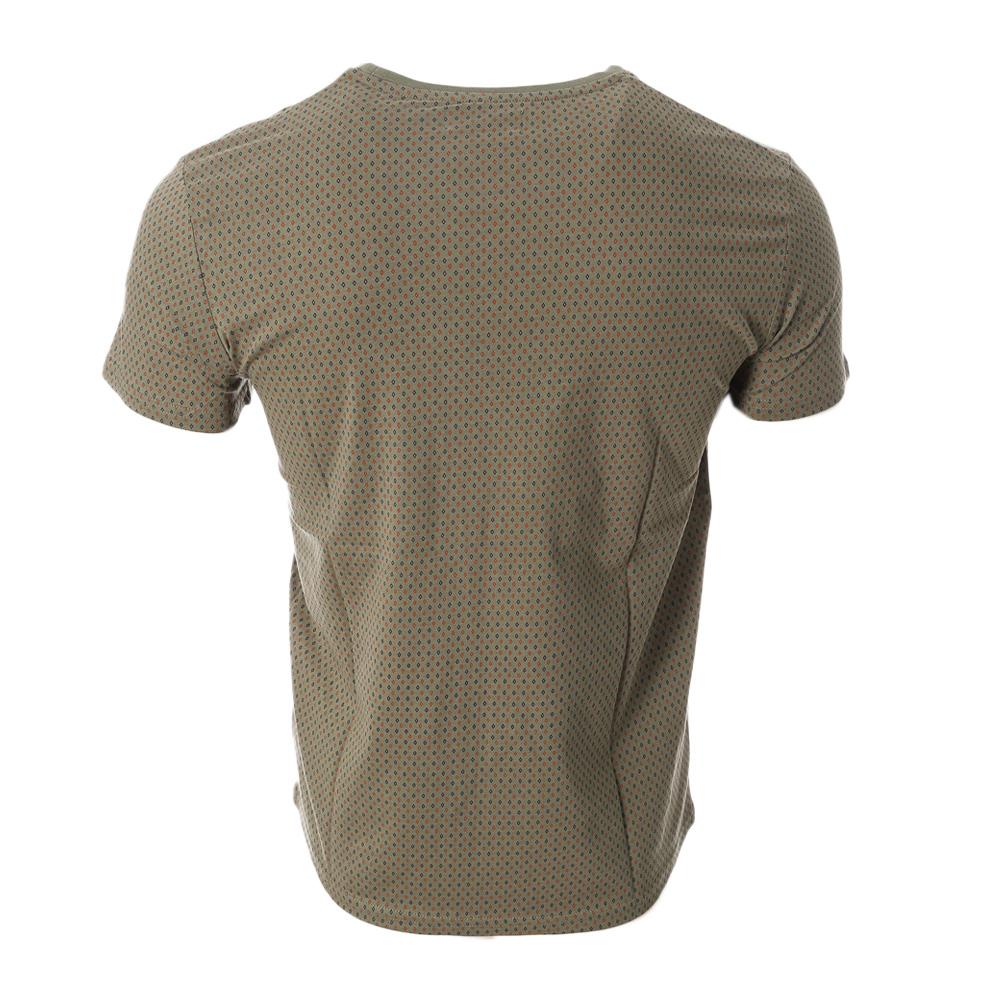 T-shirt Kaki Homme Lee Cooper Opari vue 2