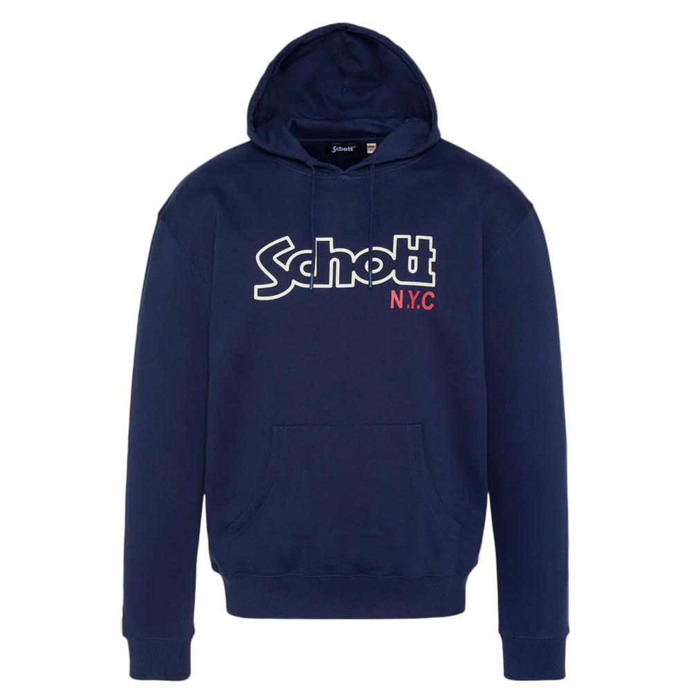 Sweat à Capuche Marine Homme Schott Sidney pas cher