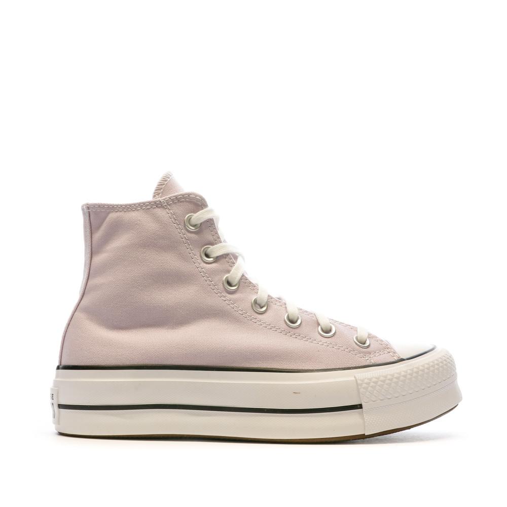 Baskets Mauves Femme Converse Chuck Taylor All Star Platform vue 2