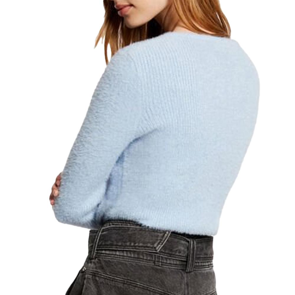 Pull Bleu Clair Femme Morgan Moove vue 2