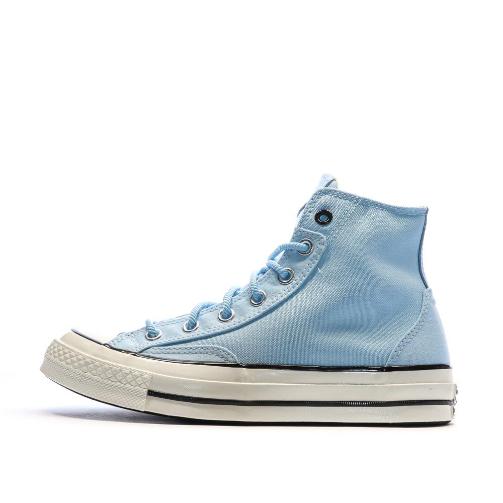 Baskets Bleues Mixte Converse Chuck 70 Court vue 2