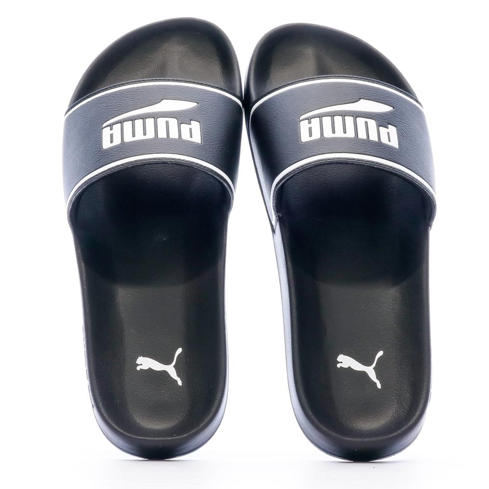 Claquettes Noir/Blanc Homme Puma Leadcat 2.0 Elevate vue 3