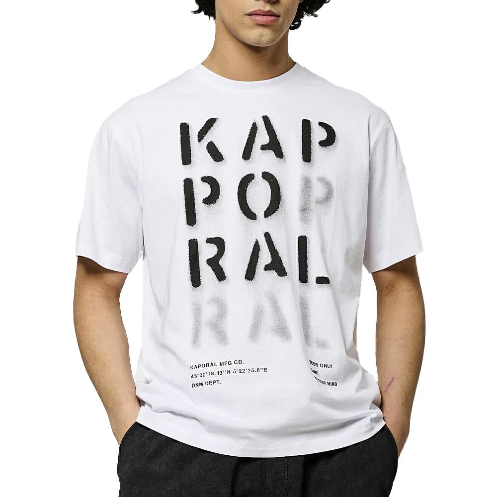 T-shirt Blanc Homme Kaporal Tibom pas cher