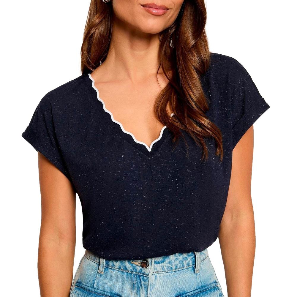 T-Shirt Marine Femme Morgan DIANA pas cher