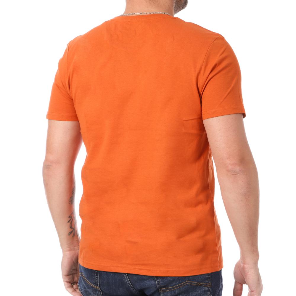 T-shirt Orange Homme Von Dutch Aaron vue 2
