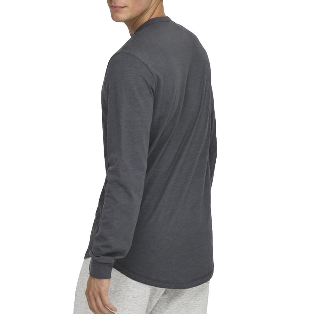 T-Shirt Gris Homme Only & Sons Henley vue 2