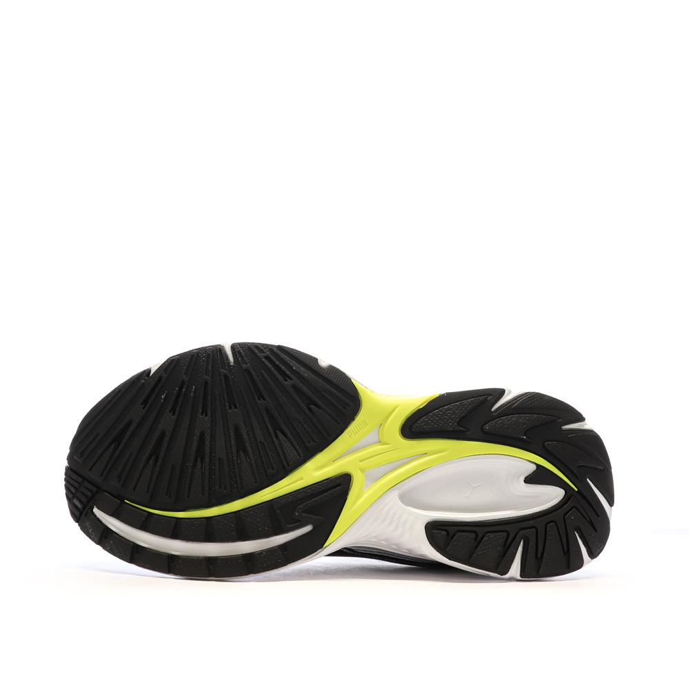 Baskets Gris/Jaune/Noir Homme Puma Morphic Athletic vue 5