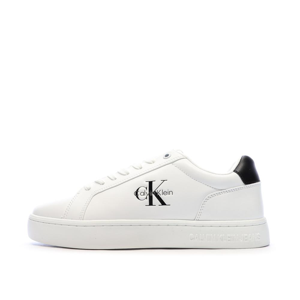 Baskets Blanches Homme Calvin Klein Jeans Classic Cupsole YM0YM01369 pas cher