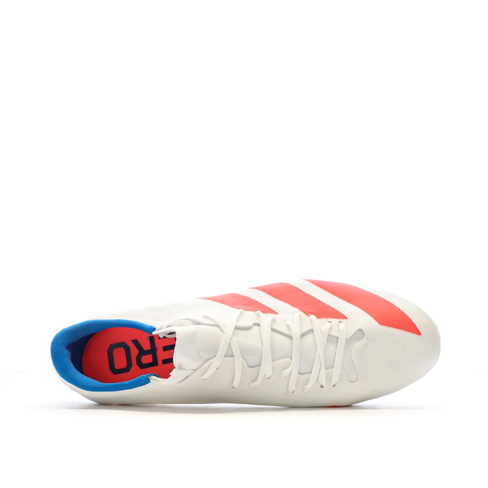 Chaussures d'athlétisme Bleu/Blanc/Rouges Homme Adidas Adizero Prime vue 3