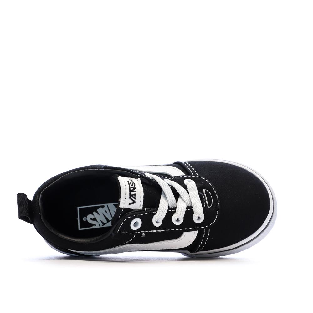 Baskets Noires/Blanches Enfant Vans Ward Slip-on vue 4