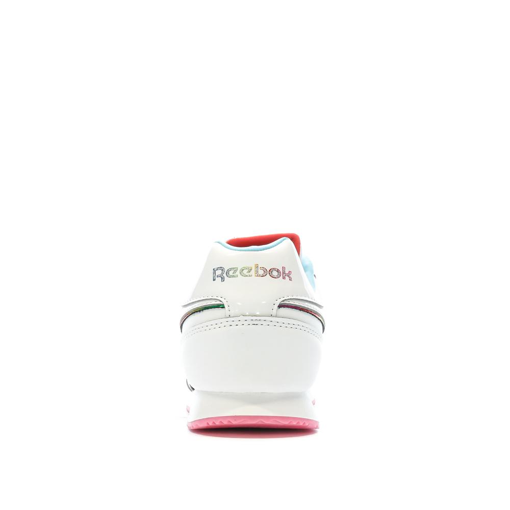Baskets Blanc/Rose Fille Reebok Royal vue 3