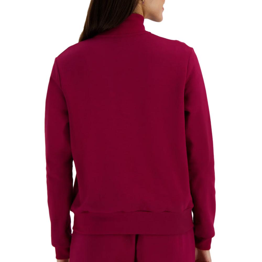 Sweat Zippé Bordeaux Femme Le Coq Sportif Heritage vue 2