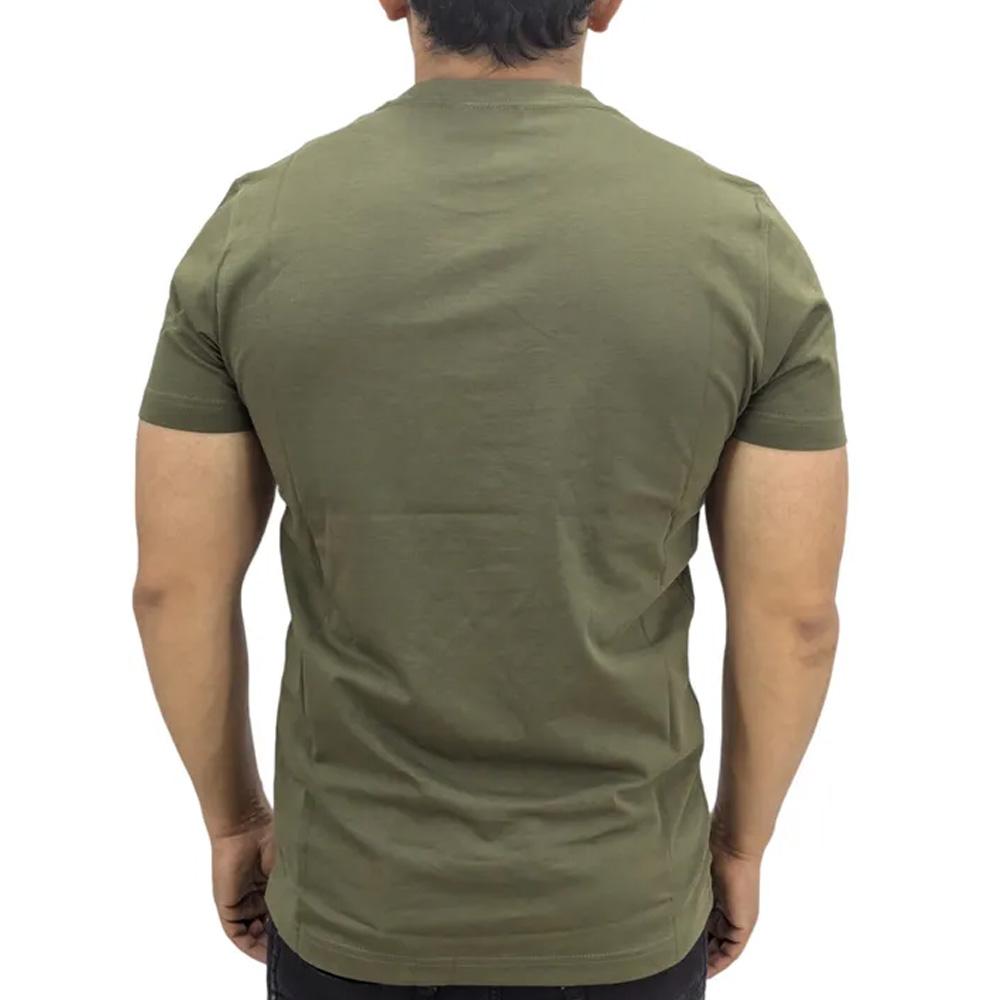 T-shirt Gris/Kaki Homme Diesel T-Diego vue 2