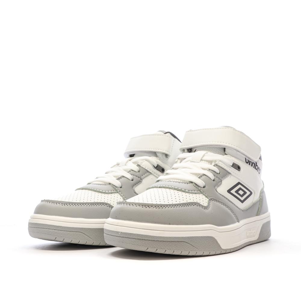 Baskets Blanches/Gris Garçon Umbro Olly vue 6