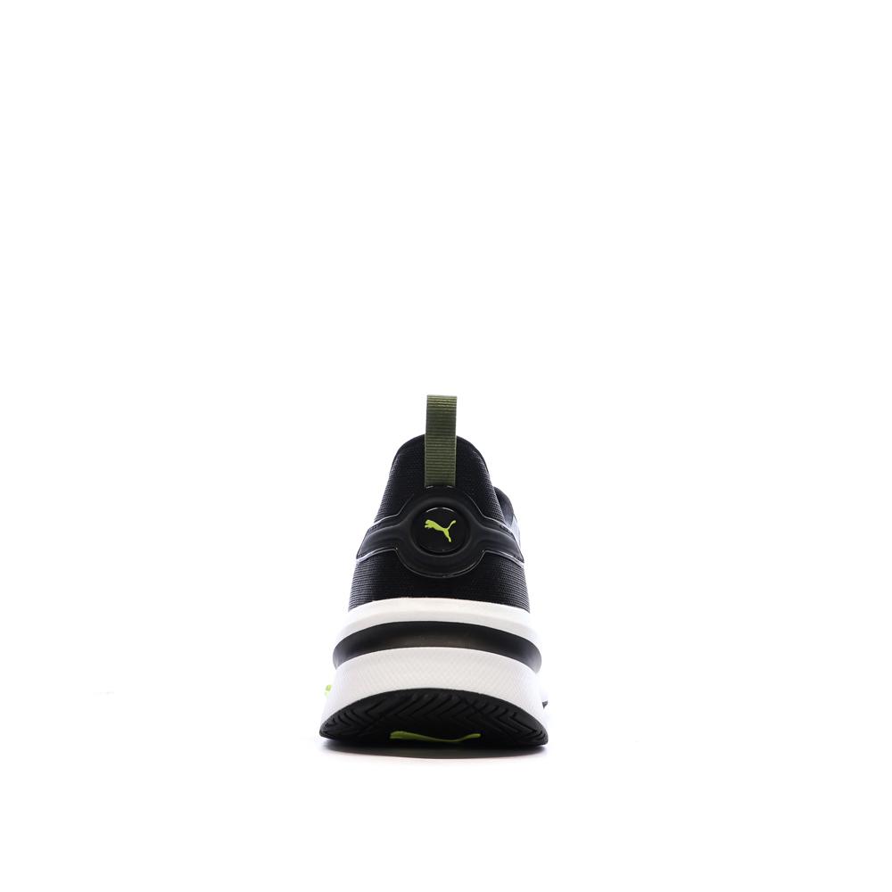 Zapatillas Puma Running Negro/Amarillo Para Hombre Pwrframe ver 3