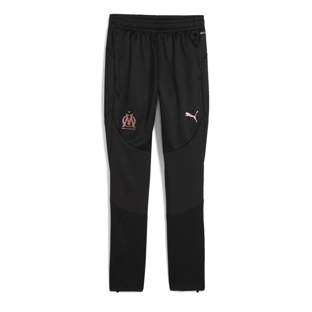 OM Pantalon Training Noir Junior Puma 2024/2025 pas cher