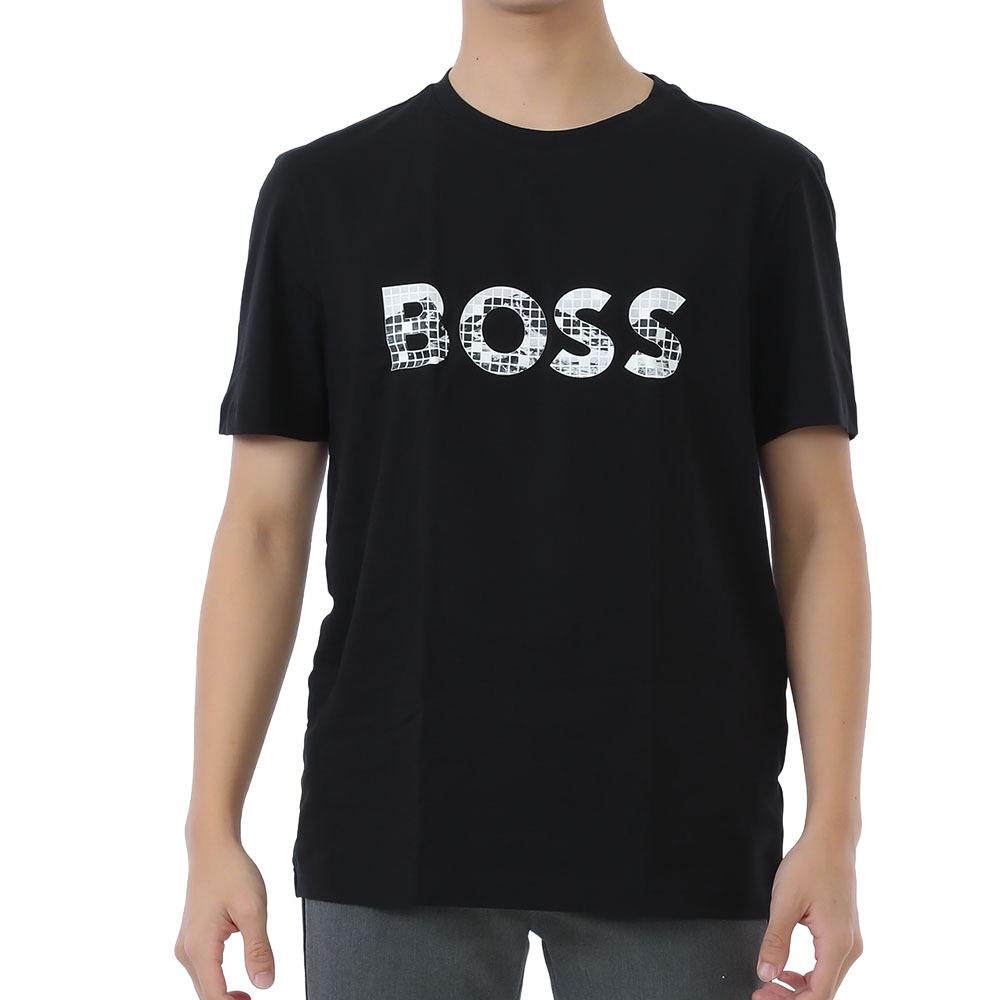 Lot de 2 t-shirts Noir/Blanc Homme Hugo Boss Imprimé vue 2