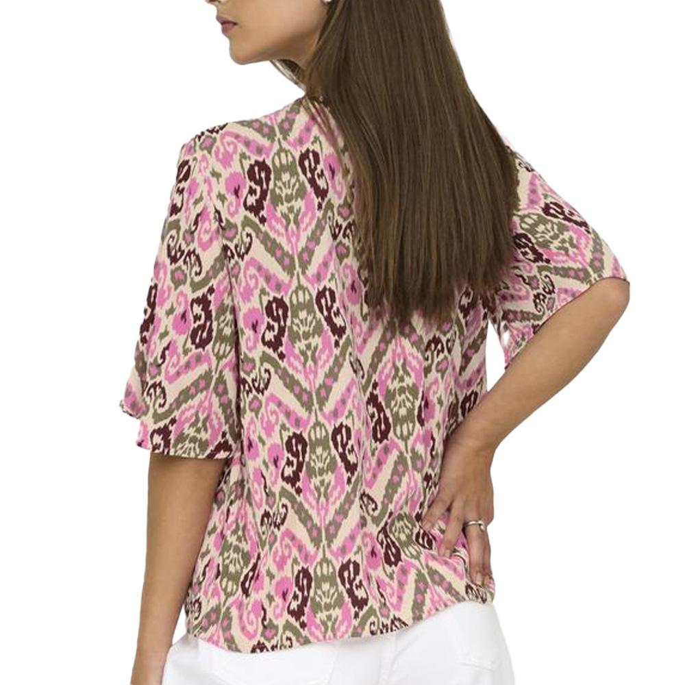 Blouse Beige/Rose Femme JDY Bree vue 2