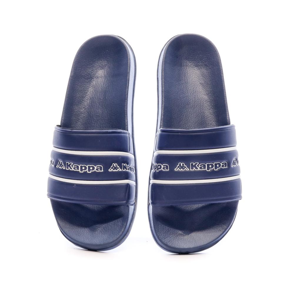 Claquettes Marines Homme Kappa Matese Logo vue 3