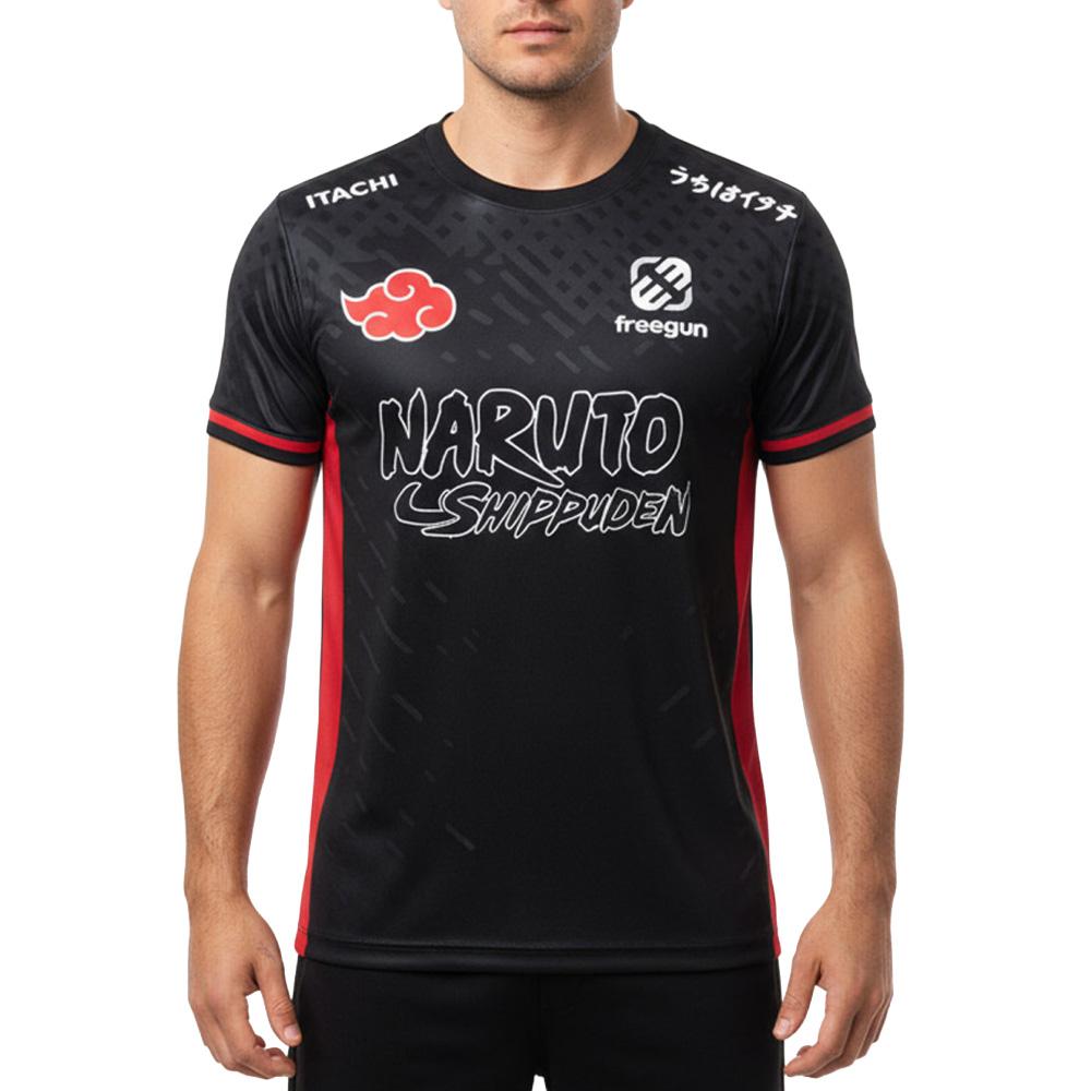 T-shirt Microfibre Noir homme Freegun Naruto Shippuden Itachi pas cher