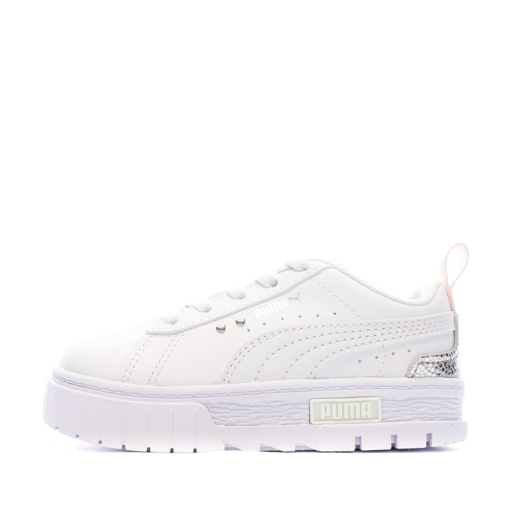 Baskets Blanches Fille Puma Mayze Shiny pas cher