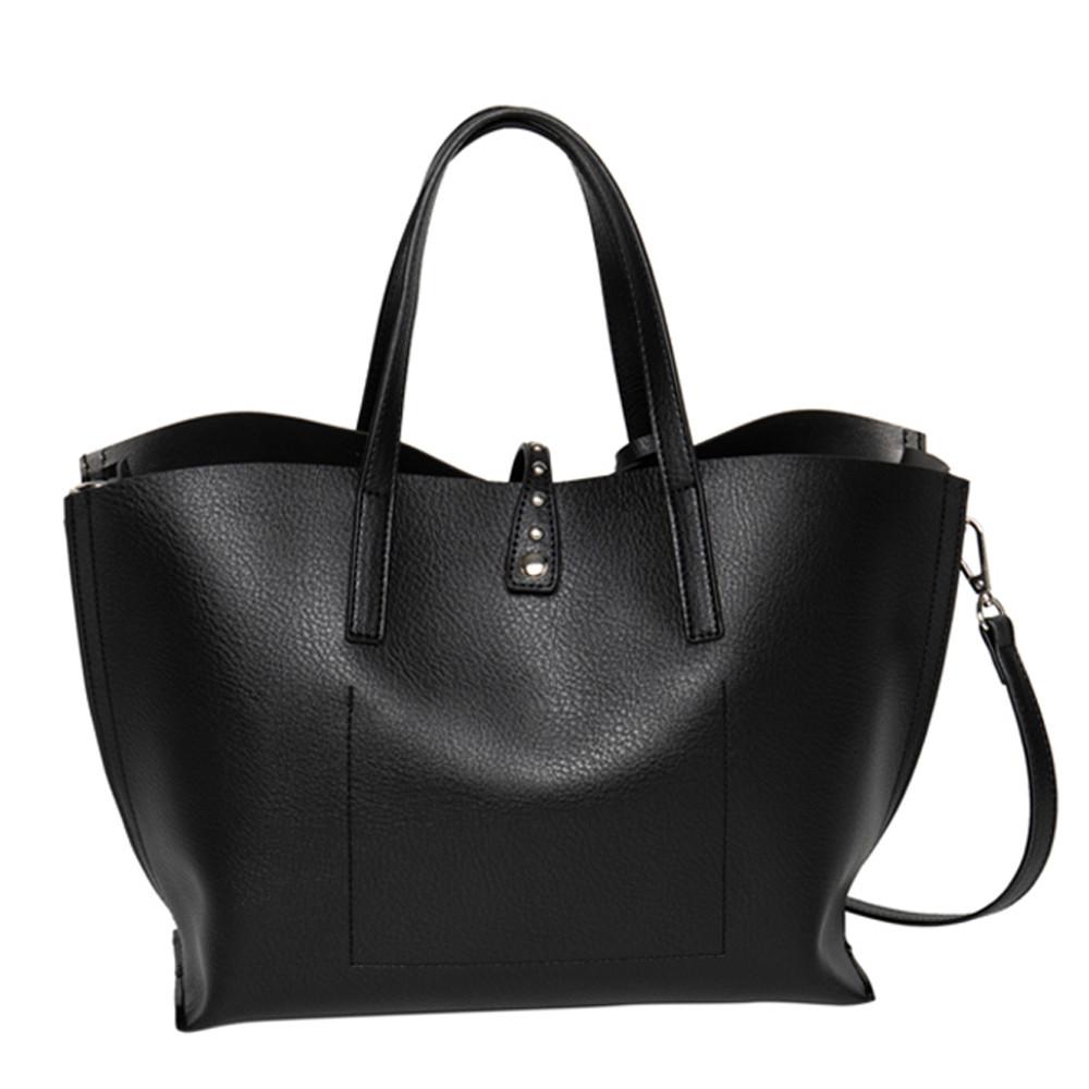 Sac à Main Noir Femme Manoukian Lotus vue 2