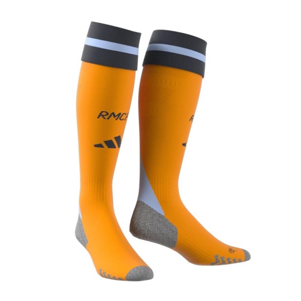 Chaussettes Orange Homme Extérieur Adidas Real Madrid 24/25 pas cher