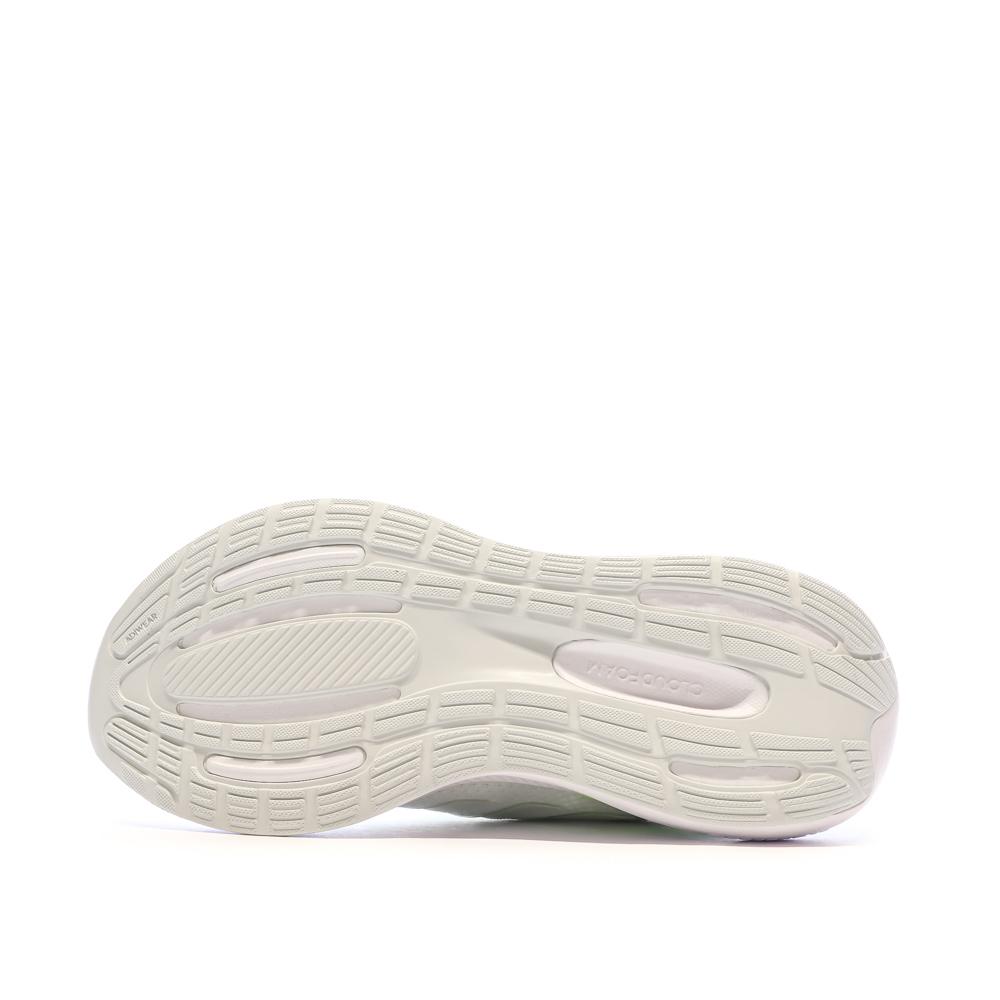 Chaussures de running Blanches/Jaune Femme Adidas Runfalcon 3.0 vue 5