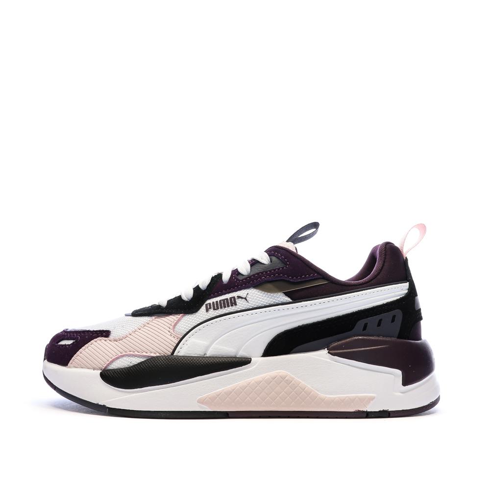 Baskets Blanches/Noires/Roses Femme Puma X-ray 3 S pas cher