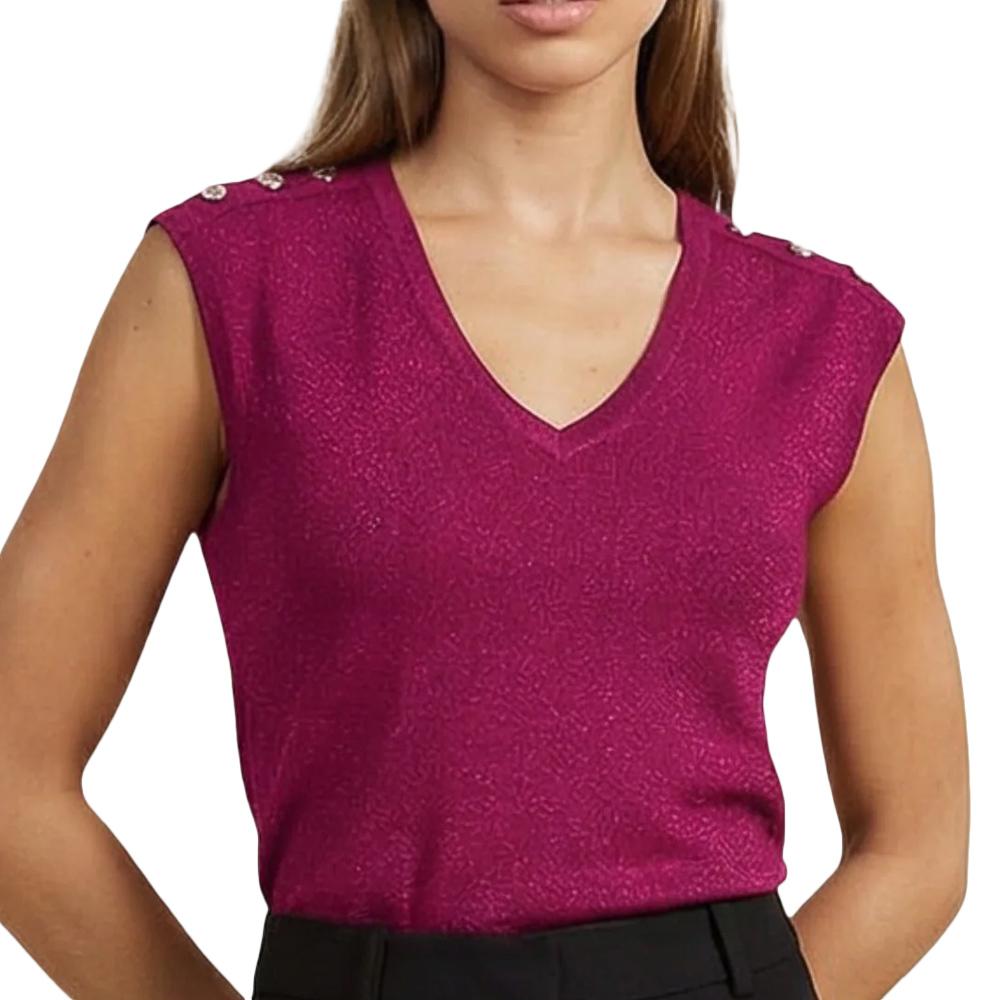 Morgan DIVALI Women’s Purple T-shirt affordable