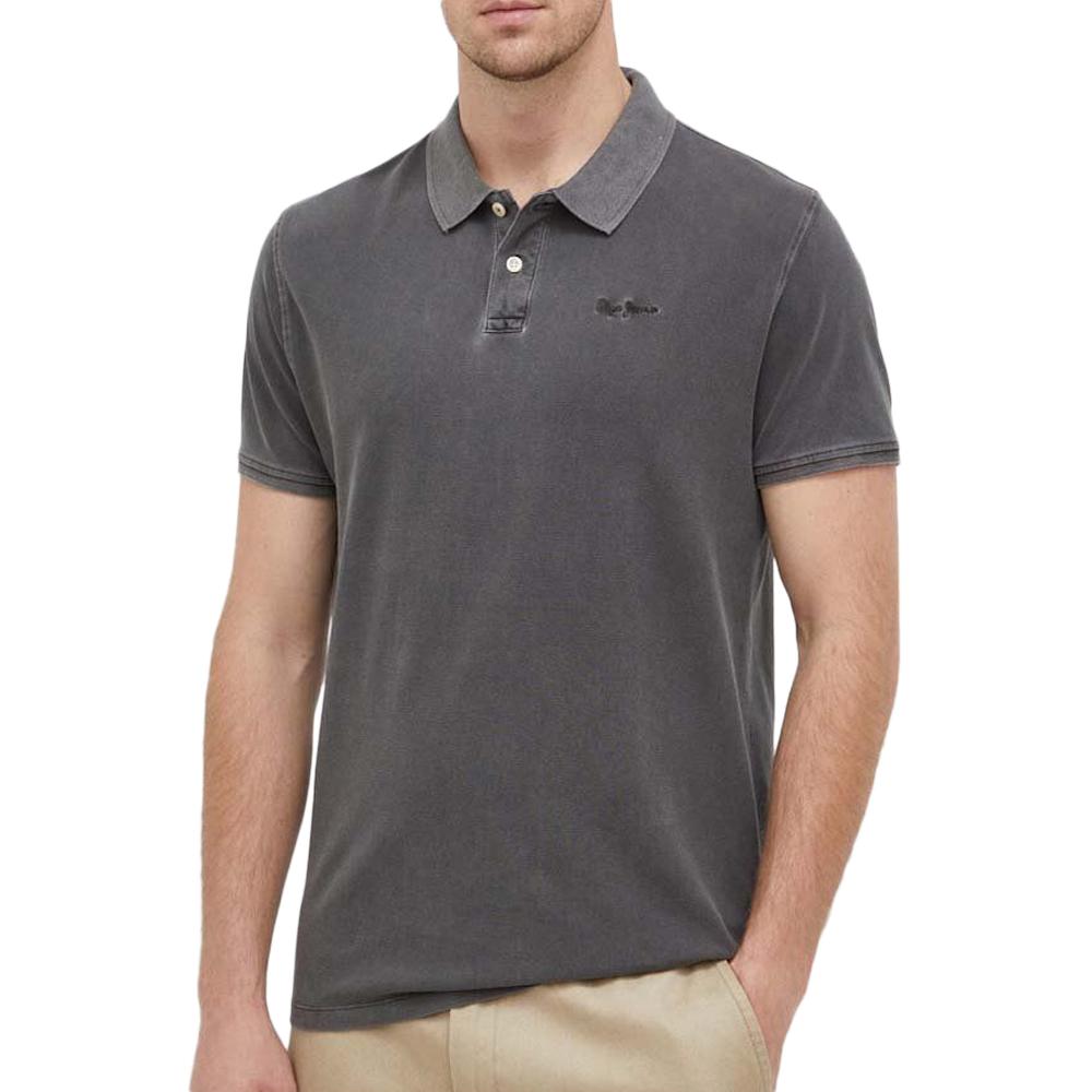 Polo Gris Homme Pepe Jeans Oliver Gd pas cher