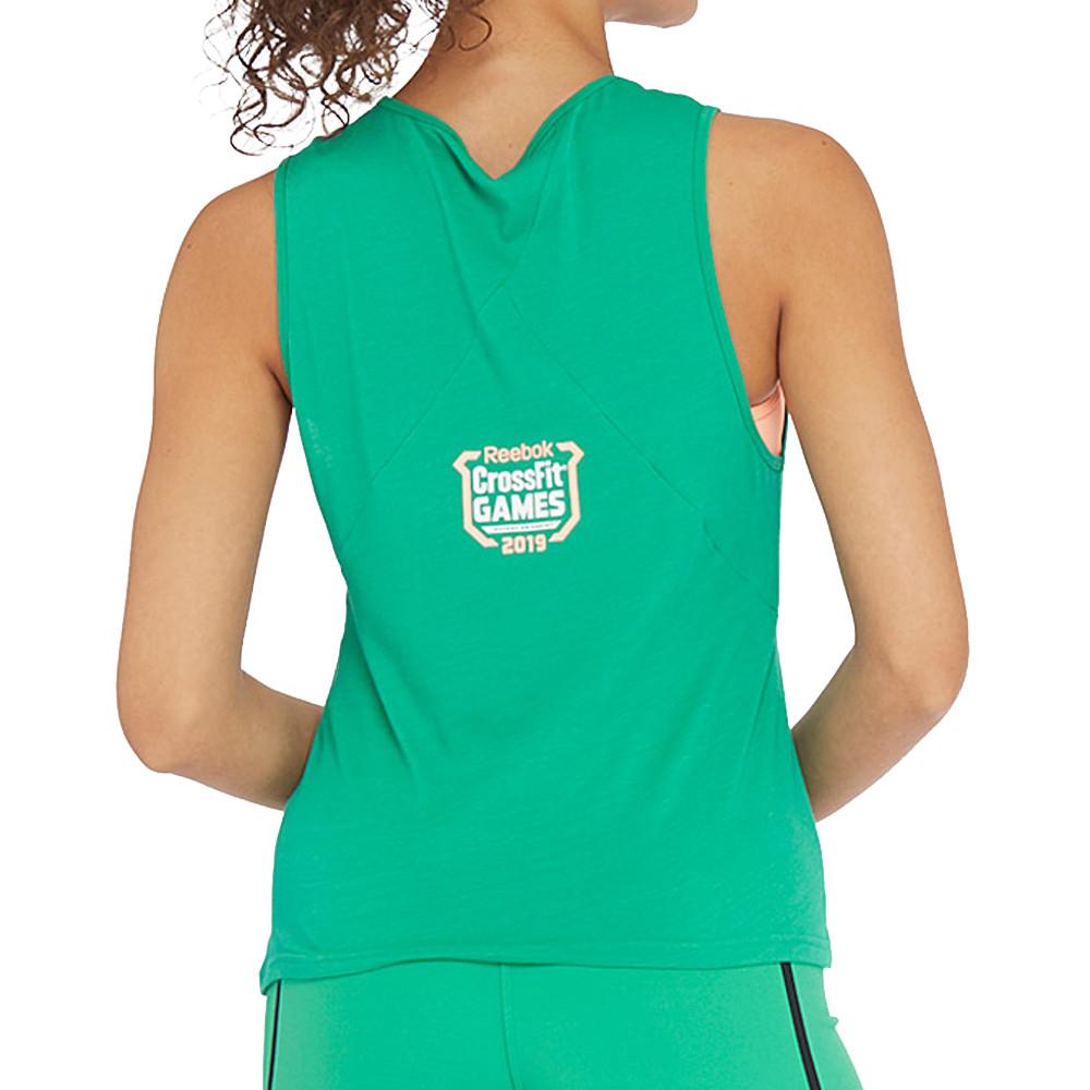 Débardeur Vert Femme Reebok Crossfit Games 2019 vue 2