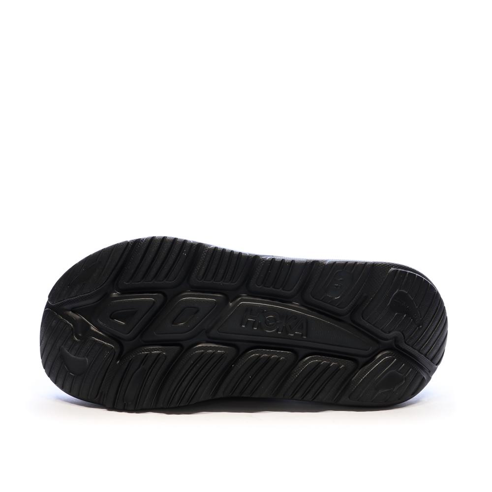 Claquettes Noires Homme Hoka Recovery vue 2