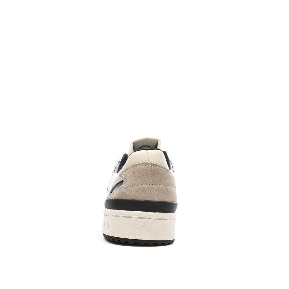 Baskets Beige/Noir Homme Adidas Forum Low vue 3