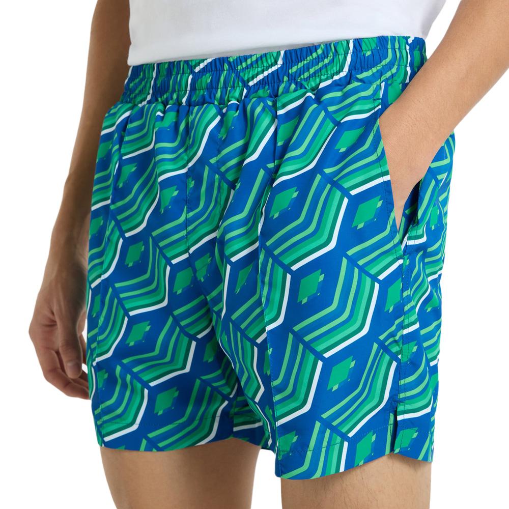 Short de Bain Bleu/Vert Homme Umbro Printed Quetzale pas cher