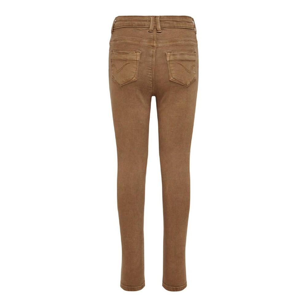 Jean skinny marron fille Kids Only Paola vue 2