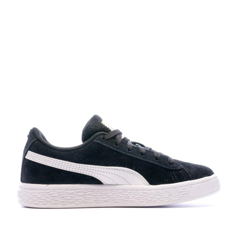 Baskets Noires Enfant Puma Peanuts Suede Classic vue 2