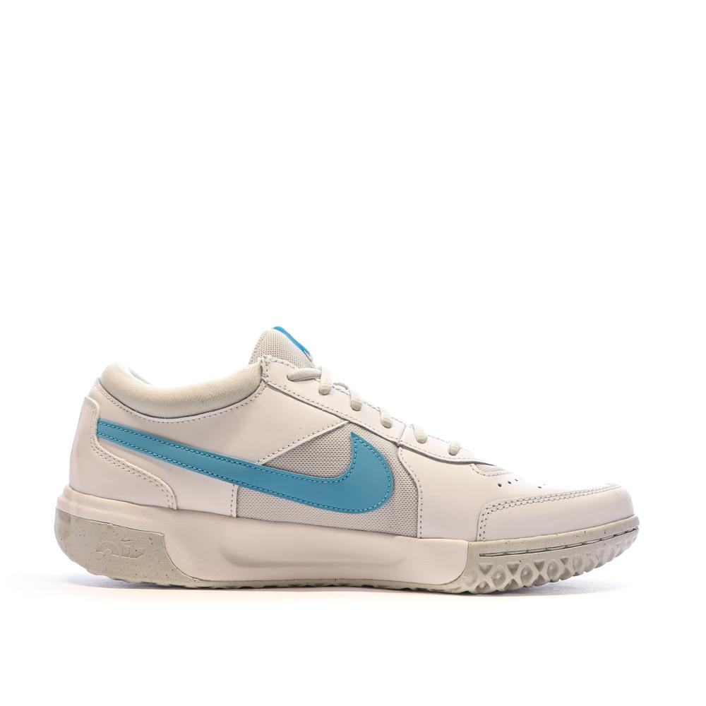 Chaussures de tennis Blanches/Bleu Homme Nike Court Lite 3 vue 2