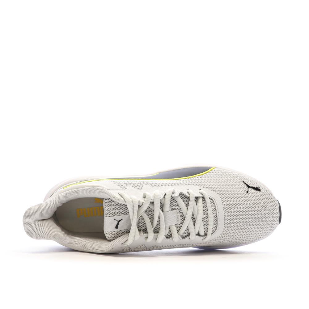 Chaussures de Running Blanches/Noires/Jaunes Femme Puma Transport vue 4