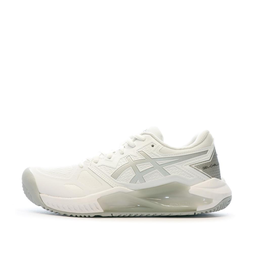 Chaussures de Padel Blanche Femme Asics Gel Challenger pas cher