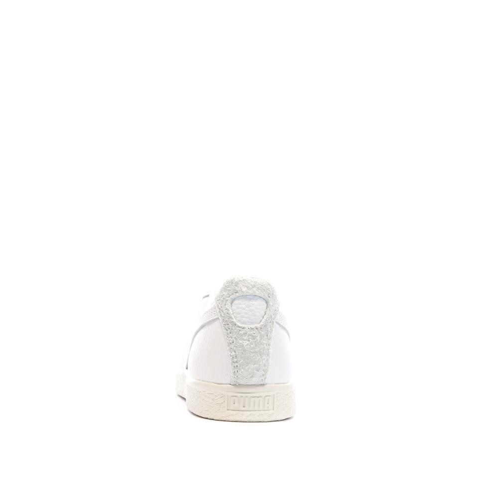 Baskets Blanches Homme Puma Clyde Premium vue 3